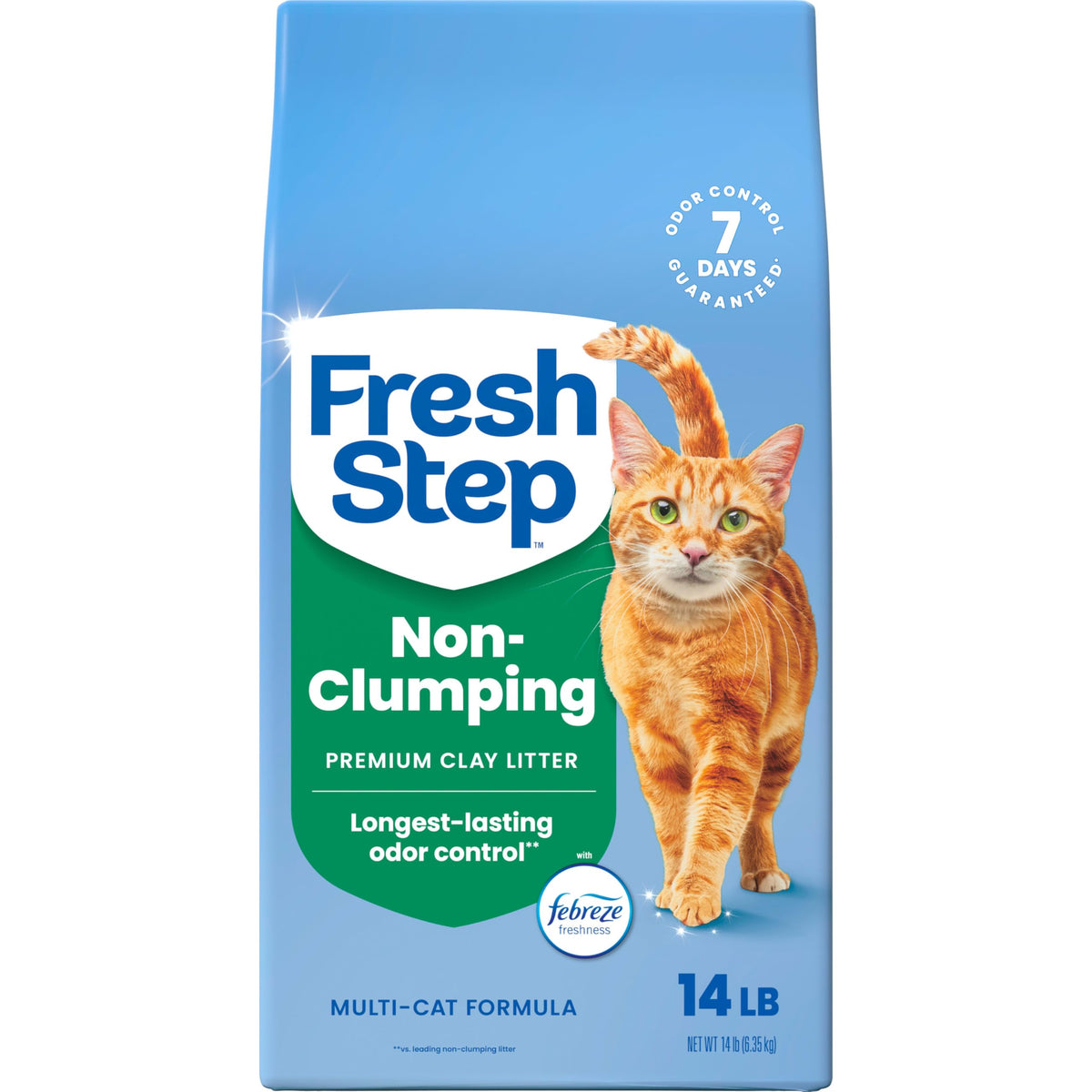 Non-Clumping Cat Litter with Odor Control, 14 lb. Bag S102