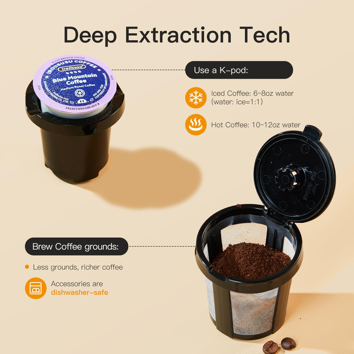 Mini Single Serve Hot and Iced Coffee Maker Z9200
