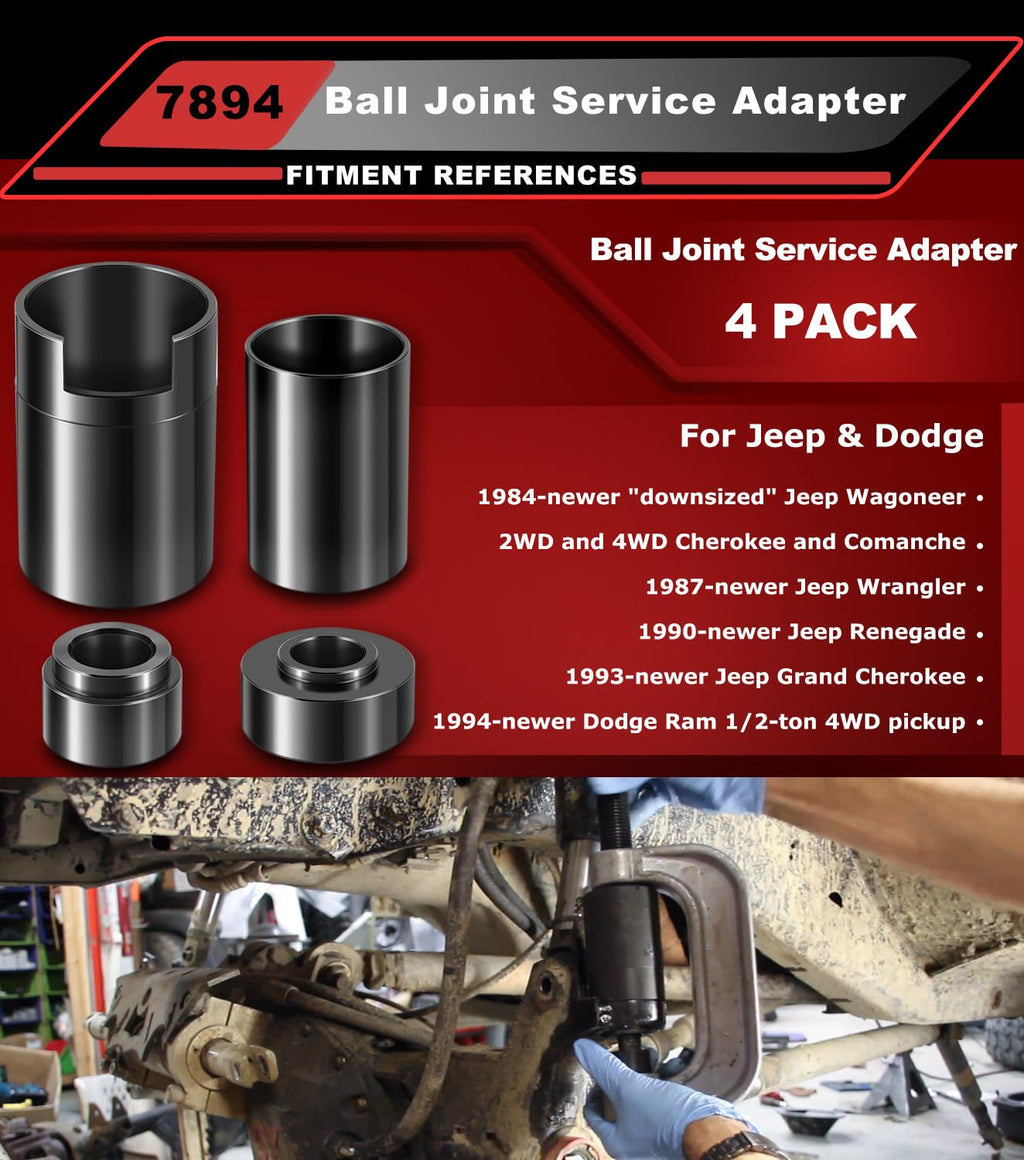 4PCS Ball Joint Service Adapter Set U9917