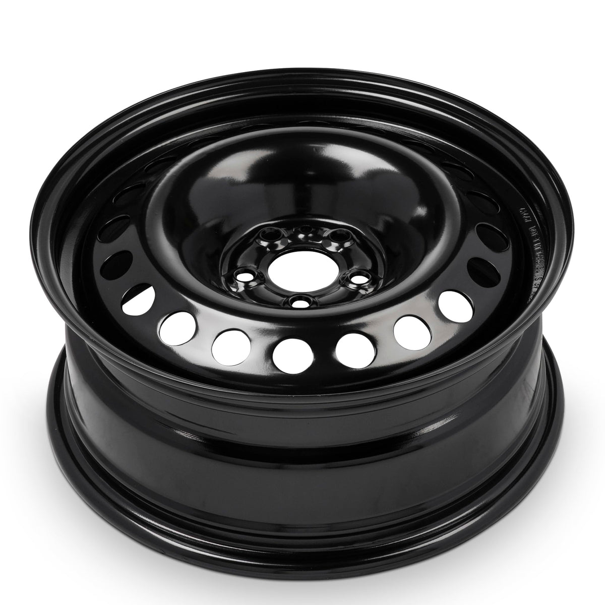 16 Inch Painted Black Car Wheel E307