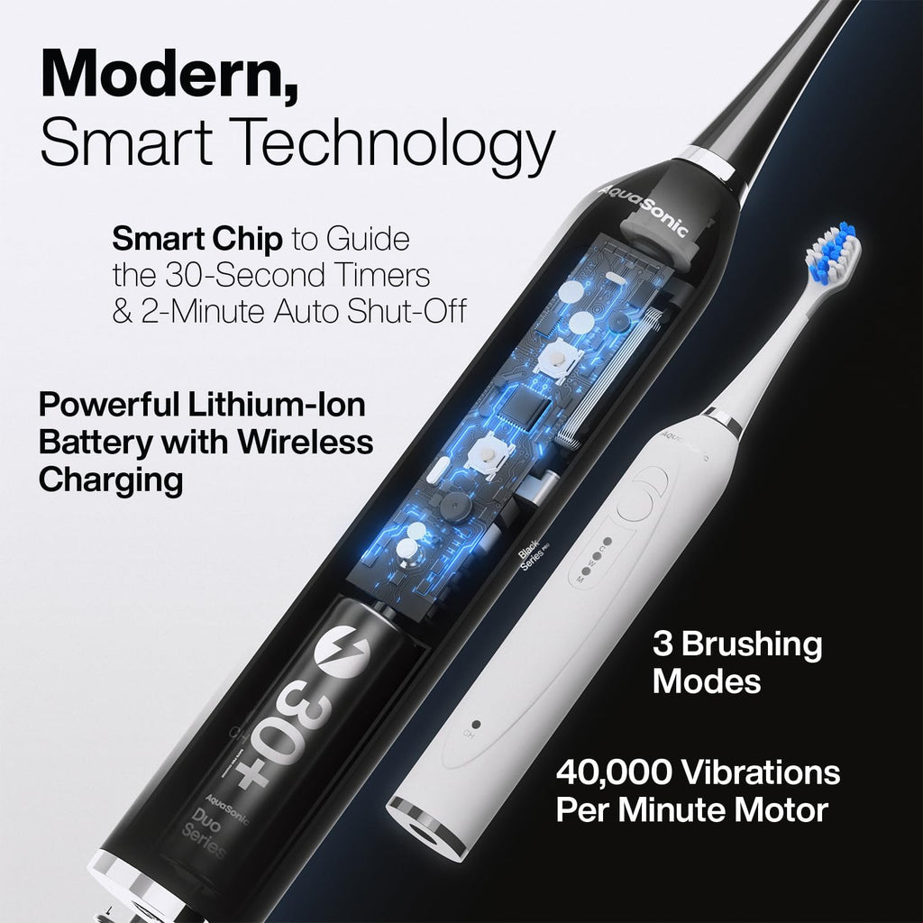 Electric Toothbrushes with 3 Modes and 10 Brush Heads N8328