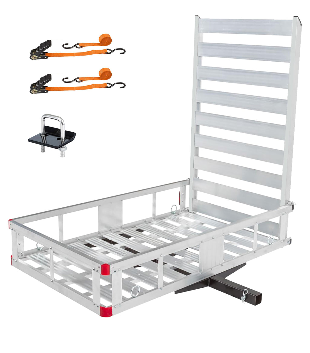 Aluminum Hitch Mount Wheelchair Carrier with 47" Ramp B645