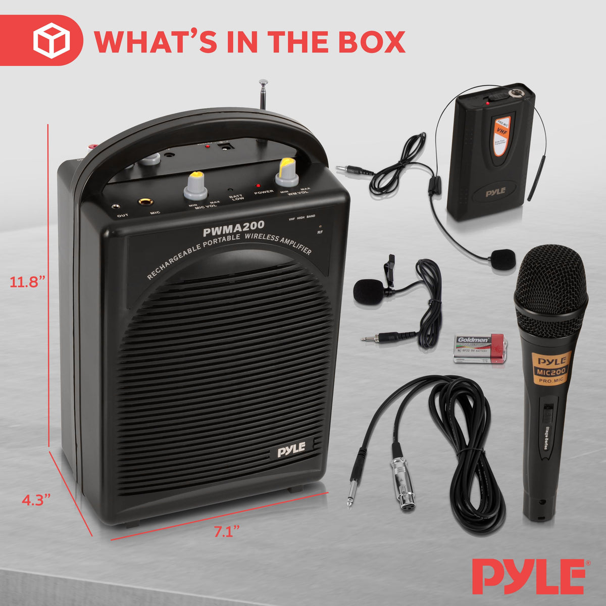 Portable PA Speaker & Microphone System N4562