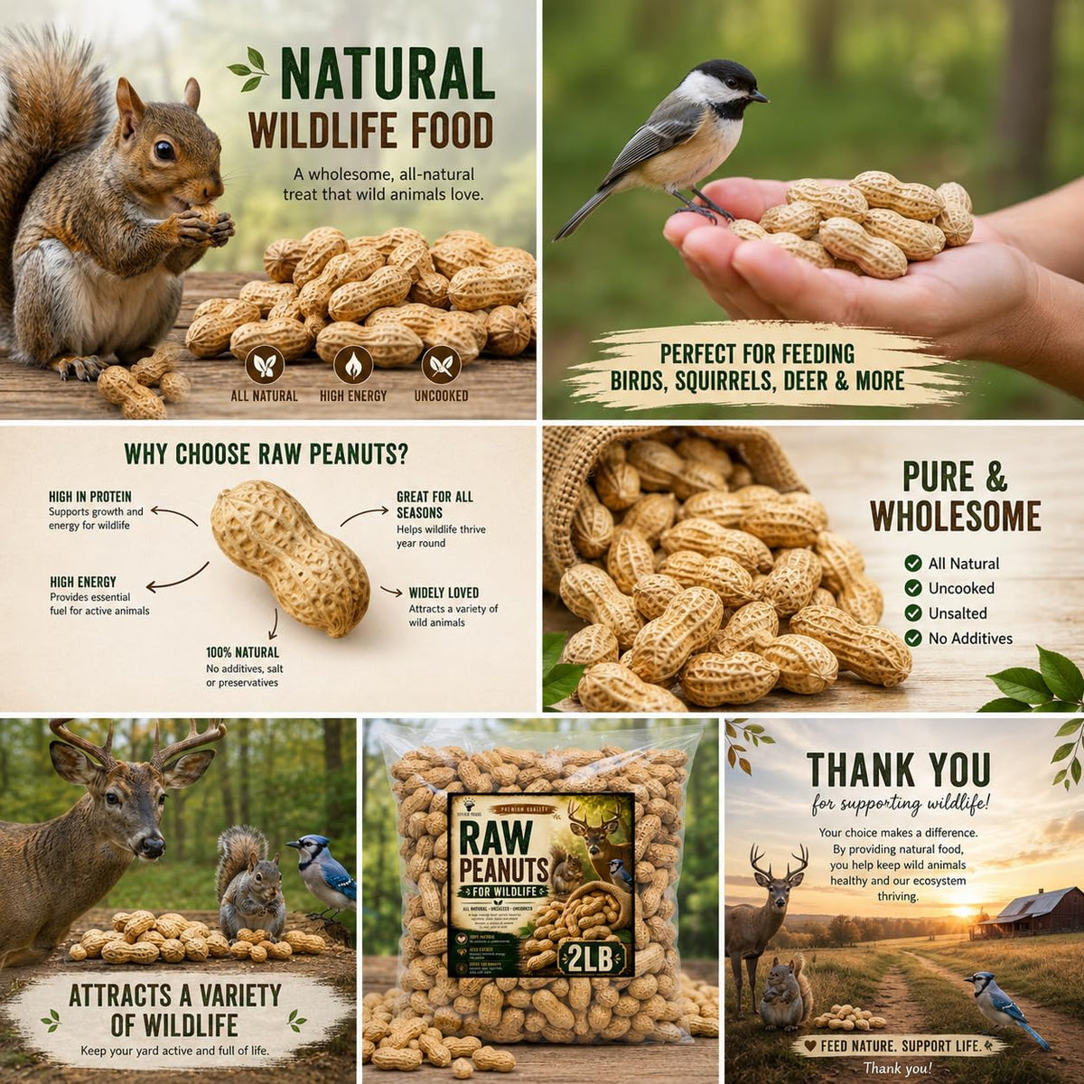 Unsalted Raw Peanuts in Shell 5 LB H3480