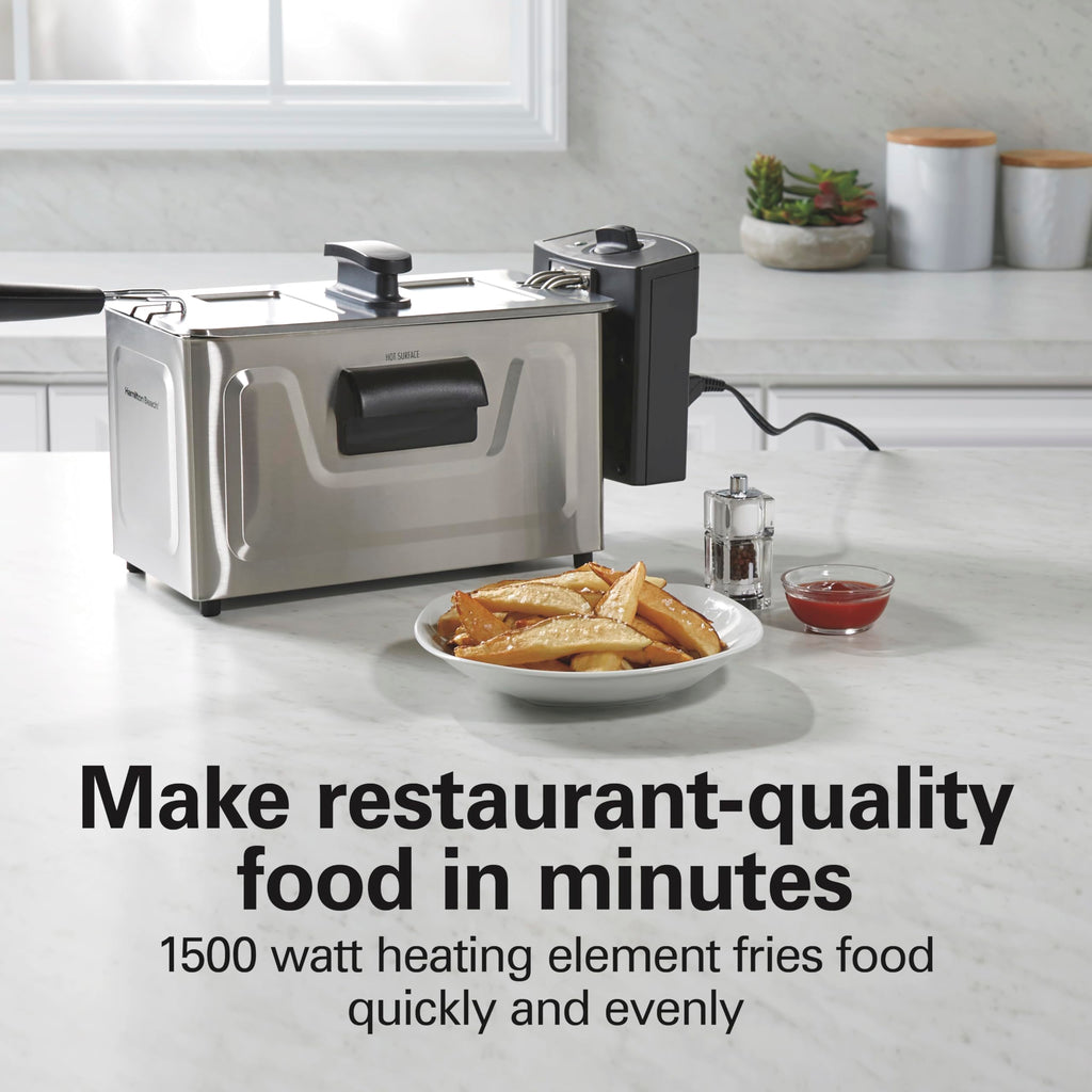 3 Liter Electric Deep Fryer With Basket H5310