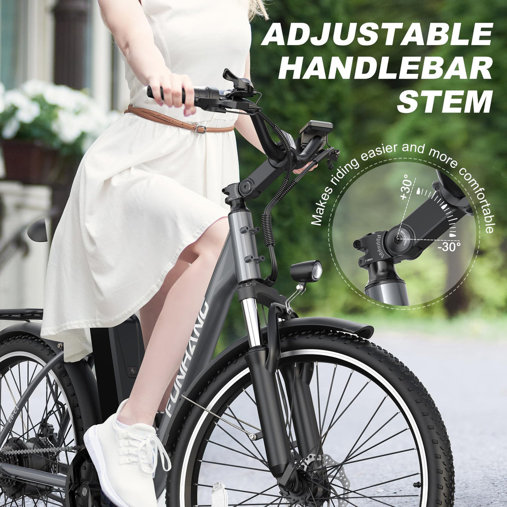 26" 1000W Electric Bike with 48V Battery, 7-Speed R89290
