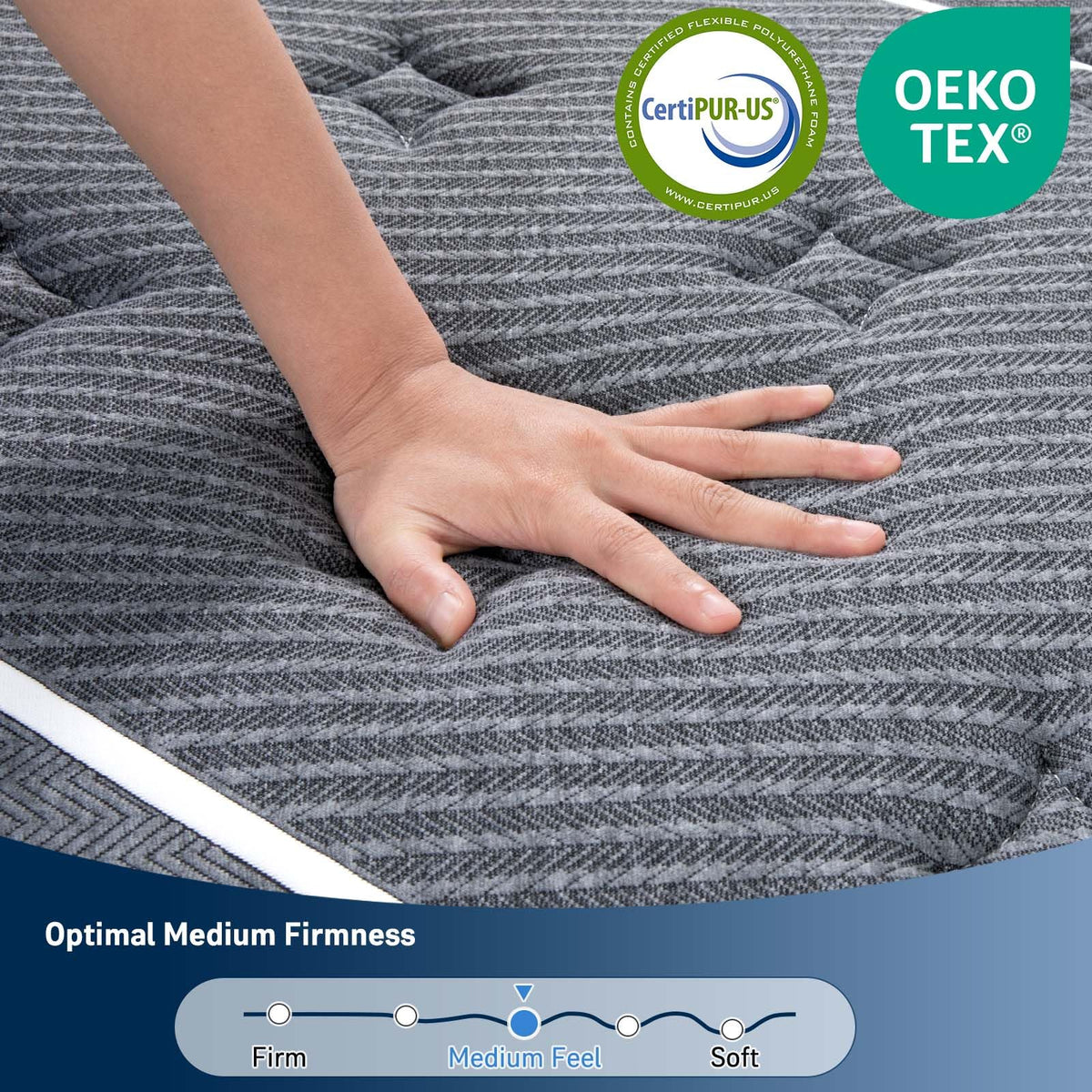 12 Inch Gel Memory Foam Hybrid Mattress H939