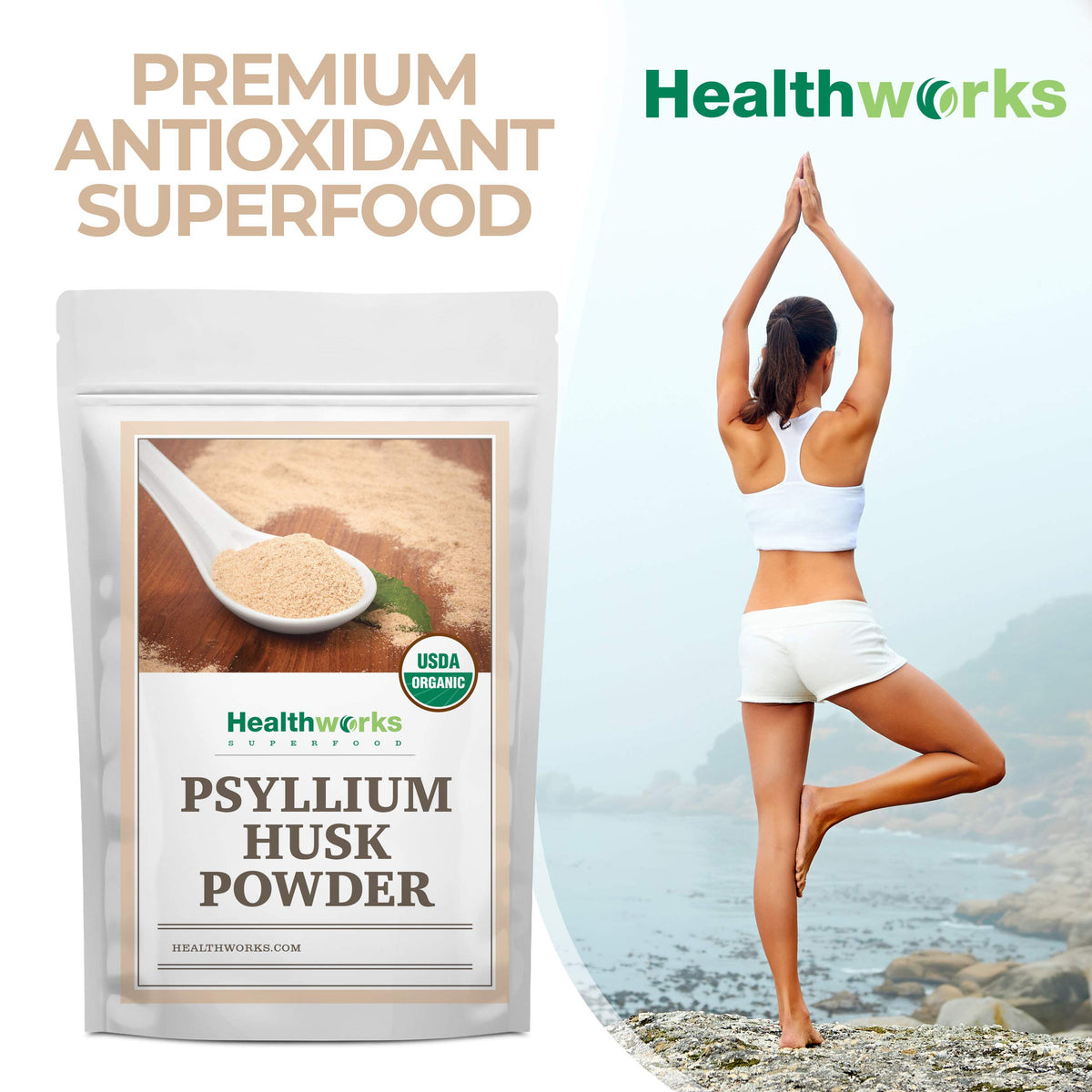 Organic Psyllium Husk Powder 2 lb Q230