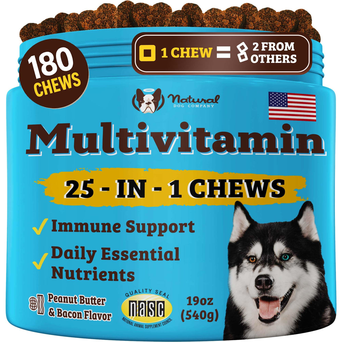 25-in-1 Multivitamin for Dogs 180 Count X11051