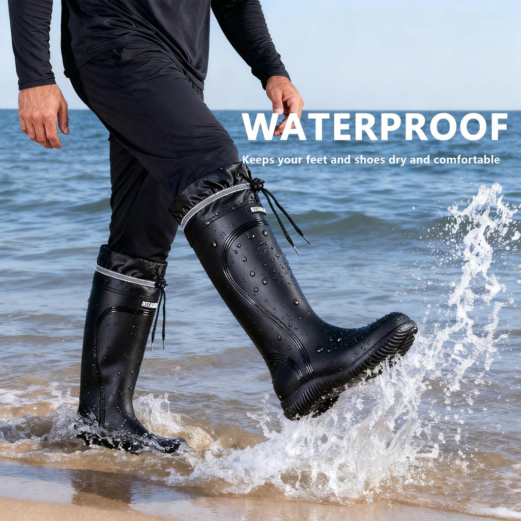 Waterproof Knee High Rubber Rain Boots T990062