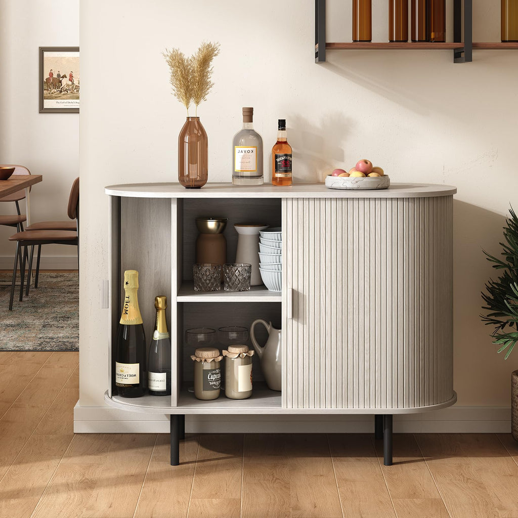 40" Sideboard Buffet Cabinet with Sliding Door A825761