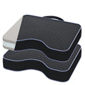 2 Pack Extra Thick Portable Bleacher Seat Cushions with Memory Foam E753