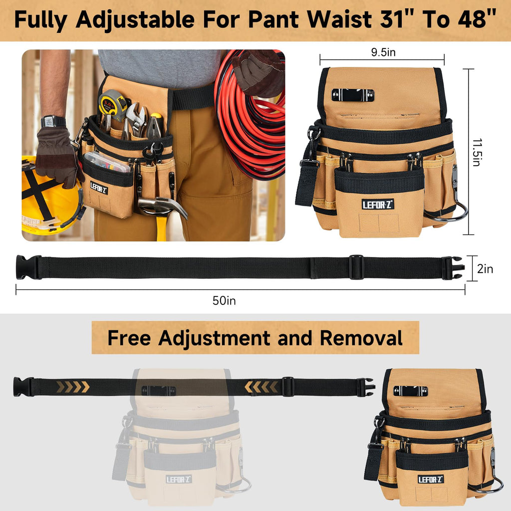 Tool Belt with Magnetic Tool Pouch R584
