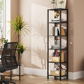 6-Tier Tall Narrow Bookshelf X255