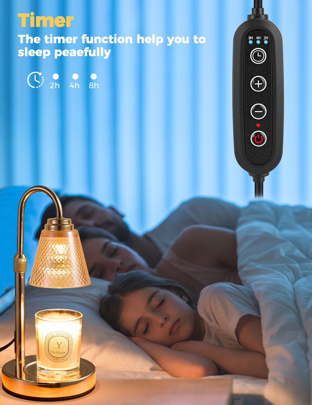 Candle Warmer Lamp with Timer H7734