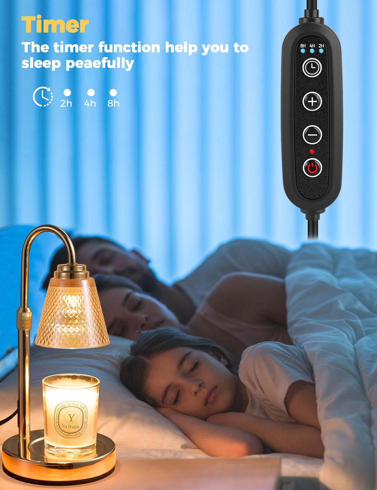 Candle Warmer Lamp with Timer H7734