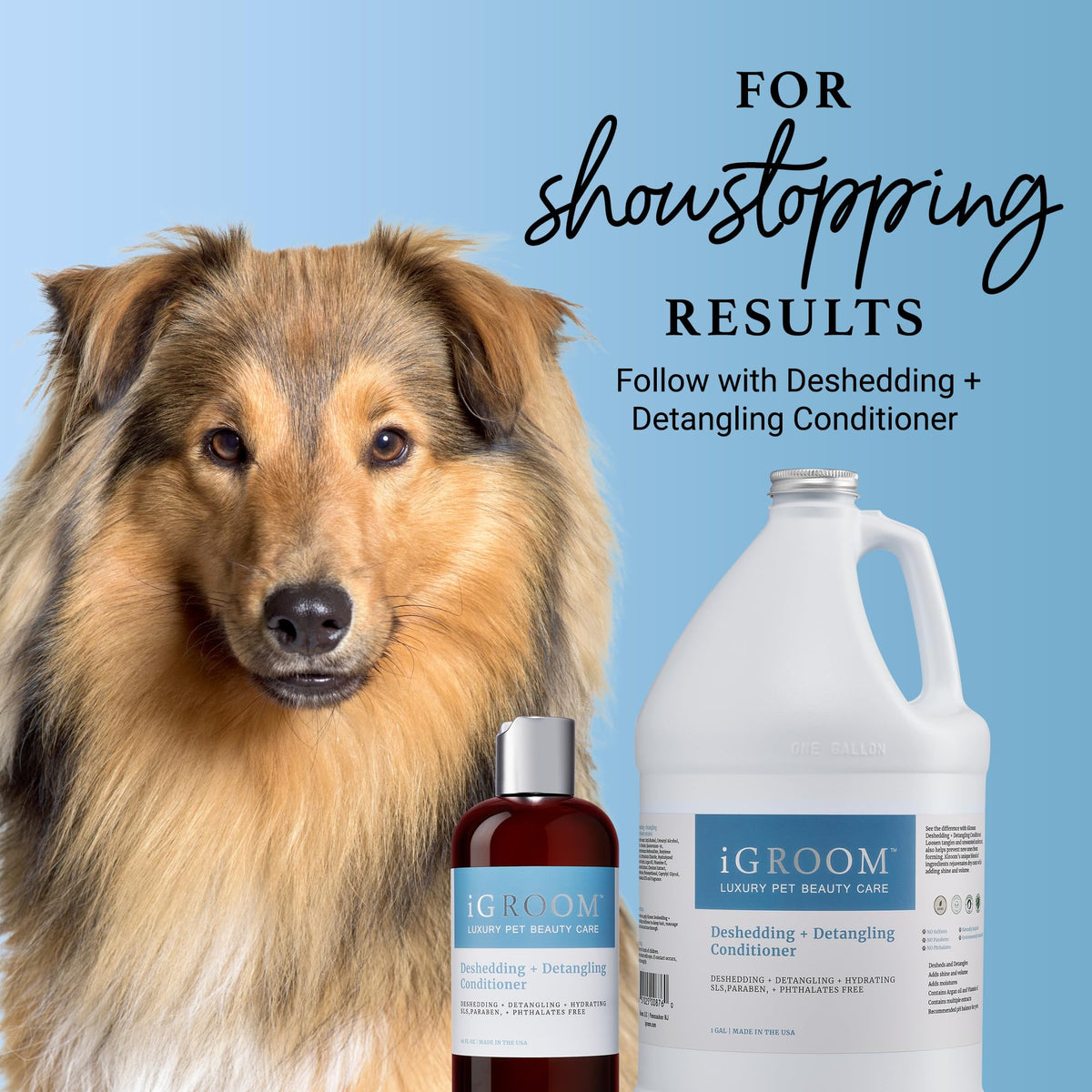 Deshedding & Detangling Dog Shampoo 1 GAL P8272