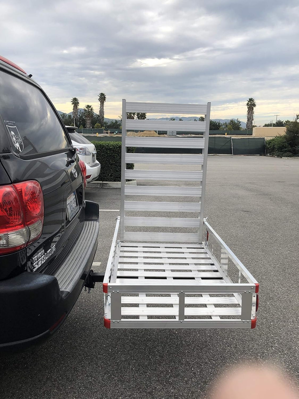 Aluminum Hitch Mount Wheelchair Carrier with 47" Ramp B645