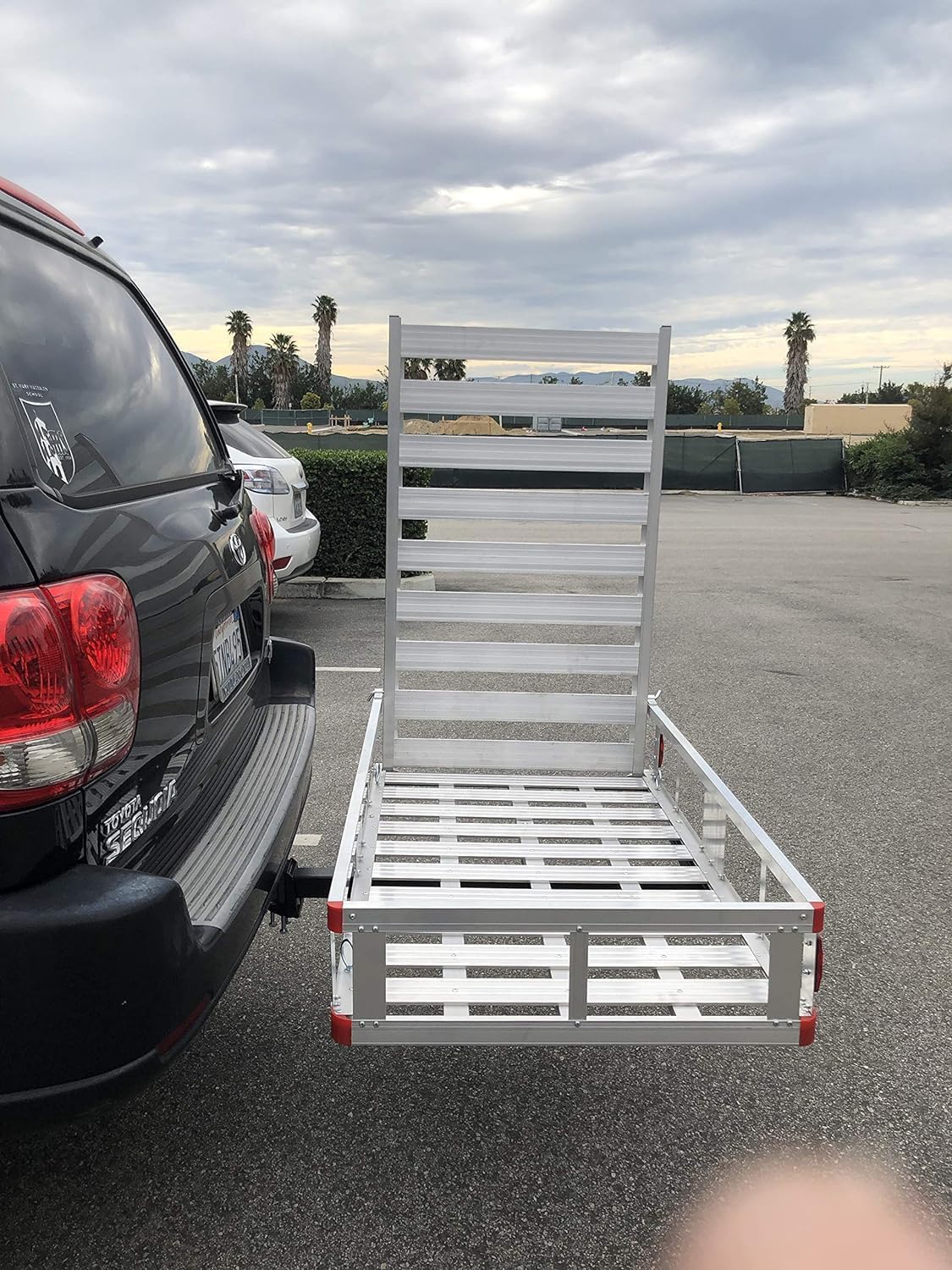 Aluminum Hitch Mount Wheelchair Carrier with 47" Ramp B645
