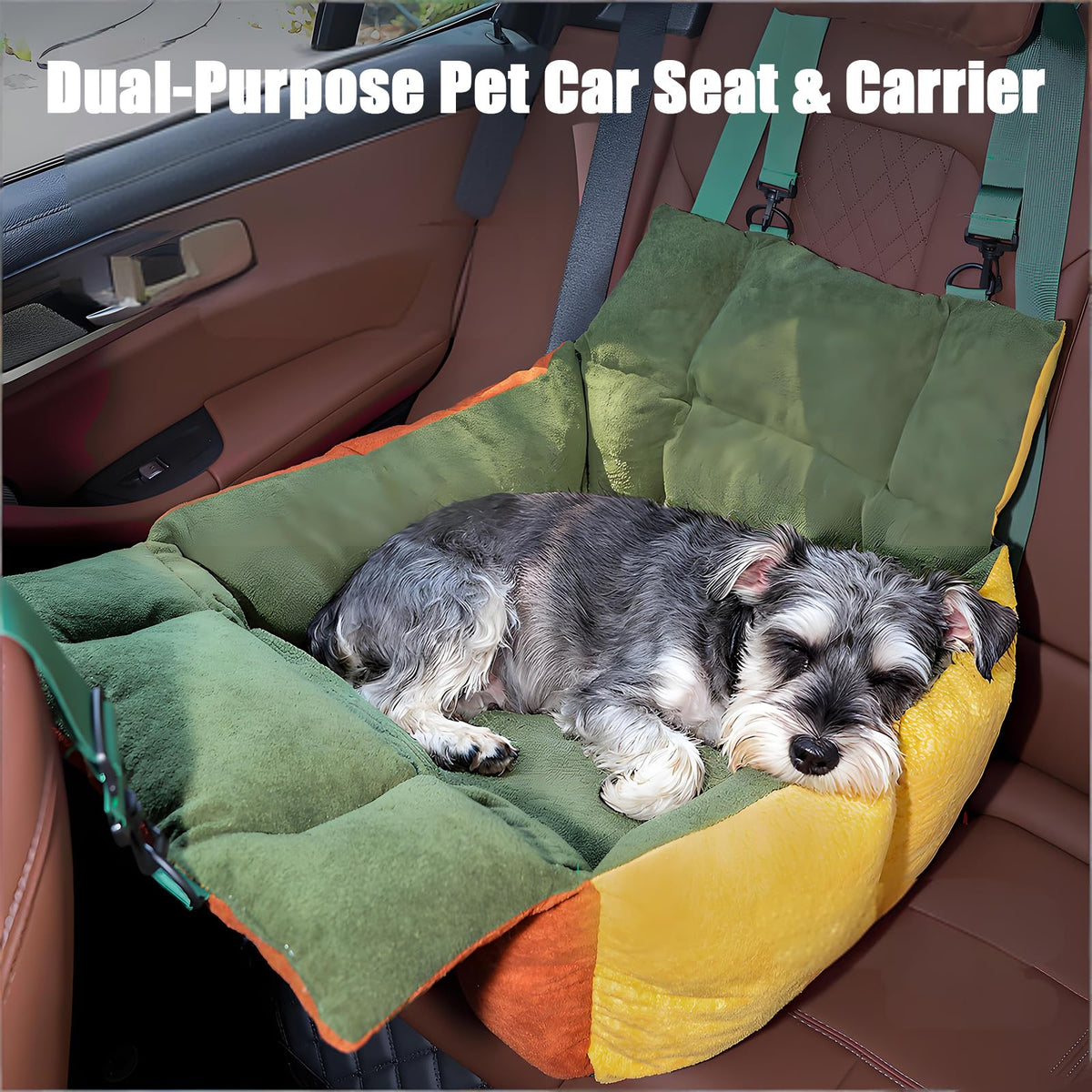 2-in-1 Dog Car Seat for Small Dogs P9193