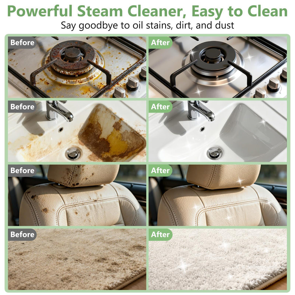Portable Handheld Steam Cleaner with 16pcs Accessories Q855875