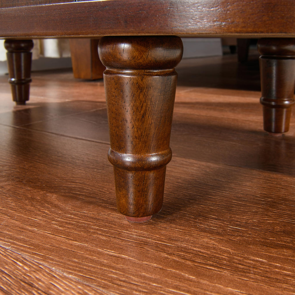 Solid Wood End Table with 2 Drawers B953