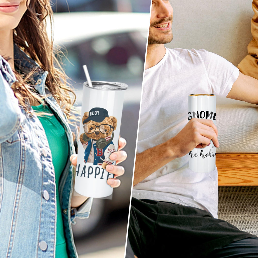 10pcs 20oz Sublimation Tumblers Stainless Steel Blanks Cups H89814