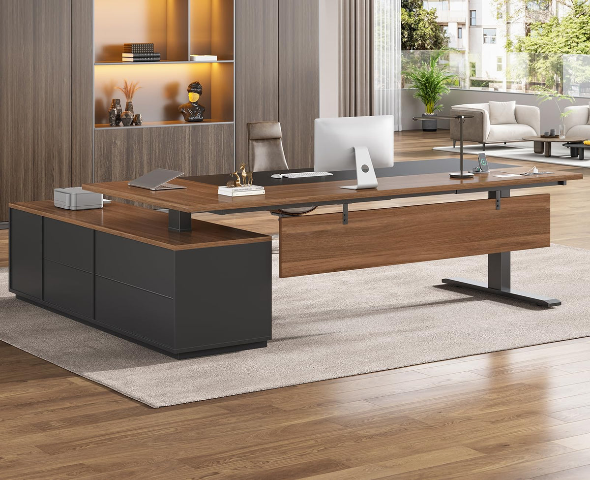 71" L Shaped Electric Standing Desk E69173