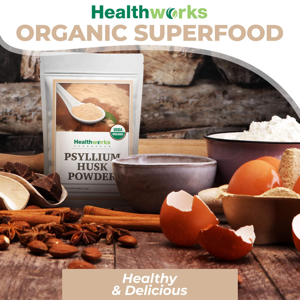 Organic Psyllium Husk Powder 2 lb Q230