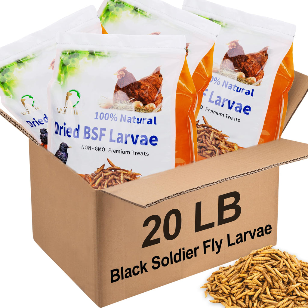 Black Soldier Fly Larvae Chicken Feed 20LB N1850