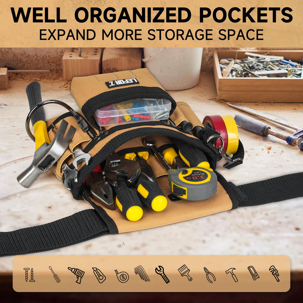 Tool Belt with Magnetic Tool Pouch R584