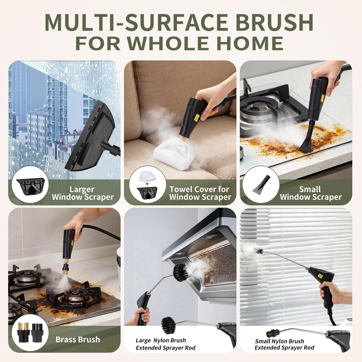 1.8L Pressurized Steam Cleaner P68514