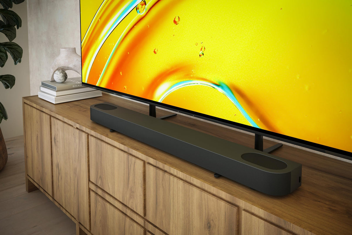 55-Inch 4K Mini LED Smart TV & 3.1.2ch Soundbar with Wireless Subwoofer Bundle S555226