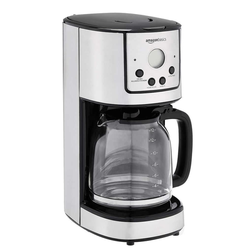 12 Cup Stainless Steel Programmable Coffeemaker T130