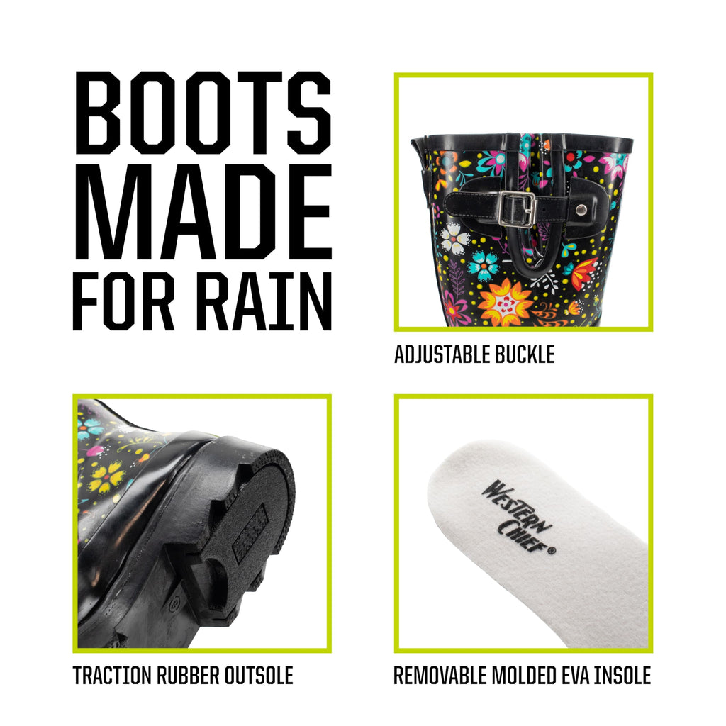 Waterproof Tall Rain Boot Z7079