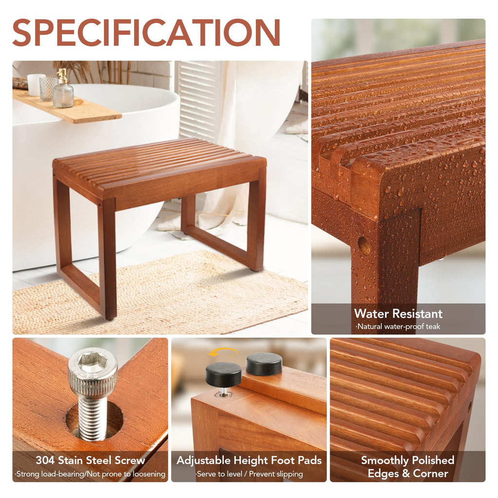 Teak Shower Bench X479