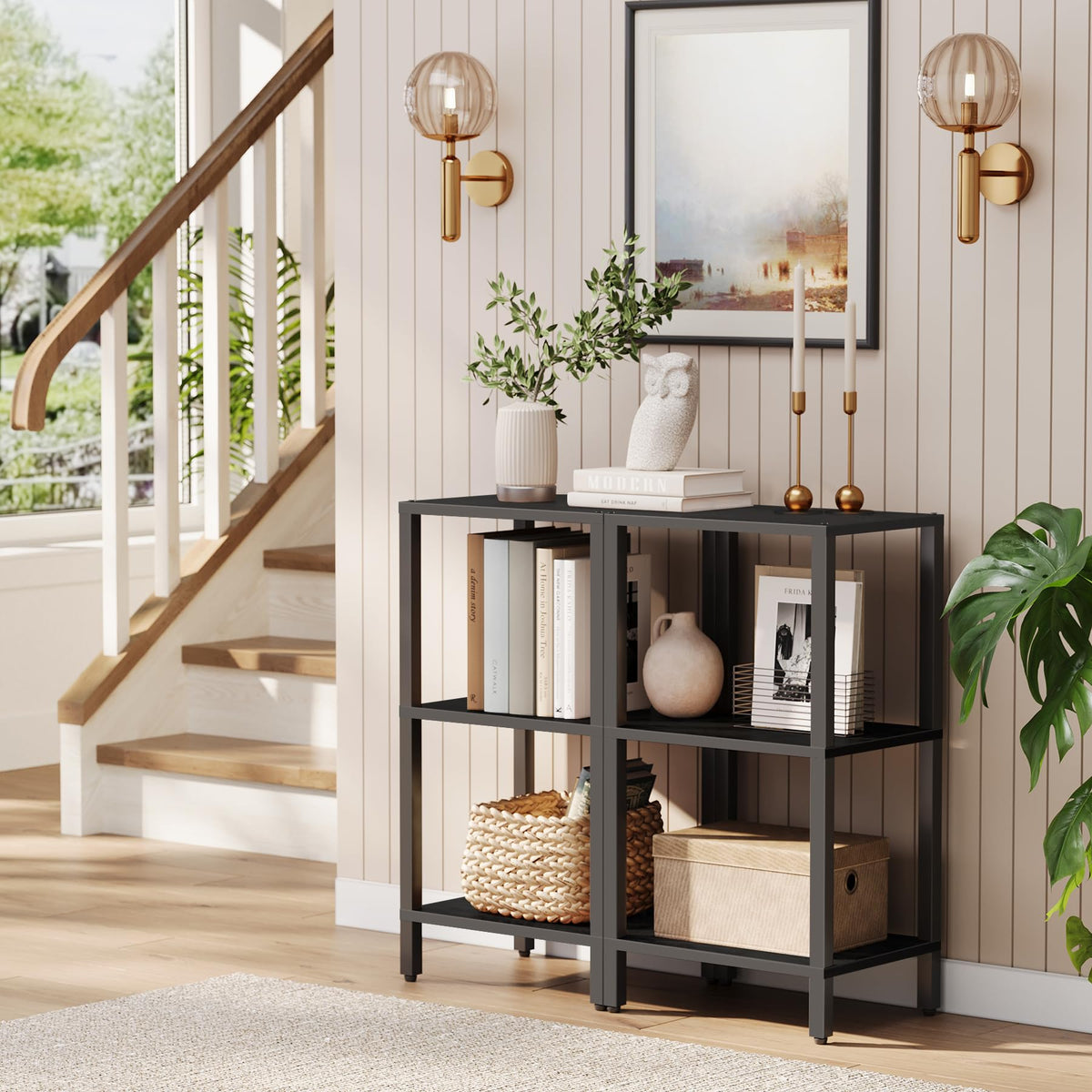 6-Tier Tall Narrow Bookshelf X255