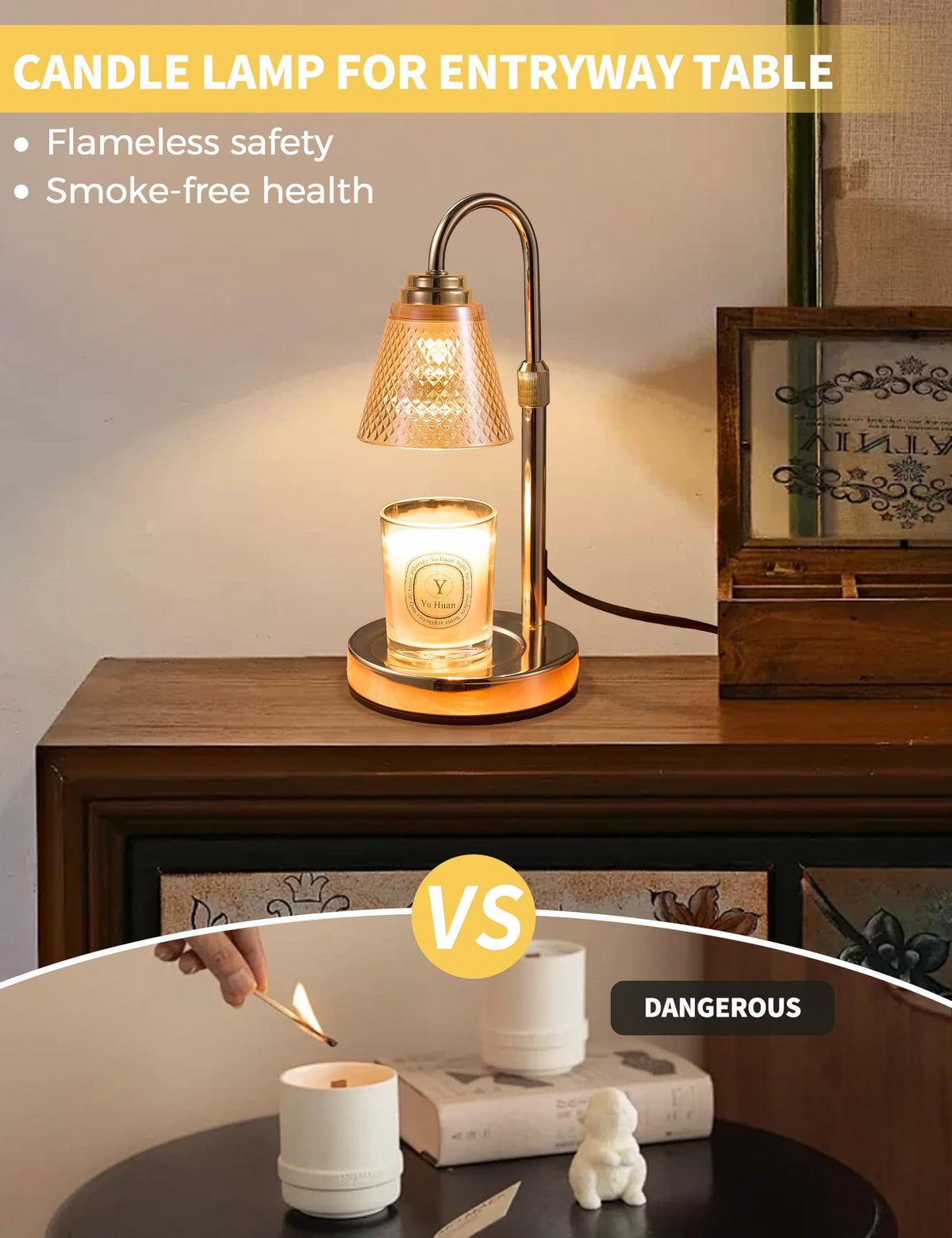 Candle Warmer Lamp with Timer H7734