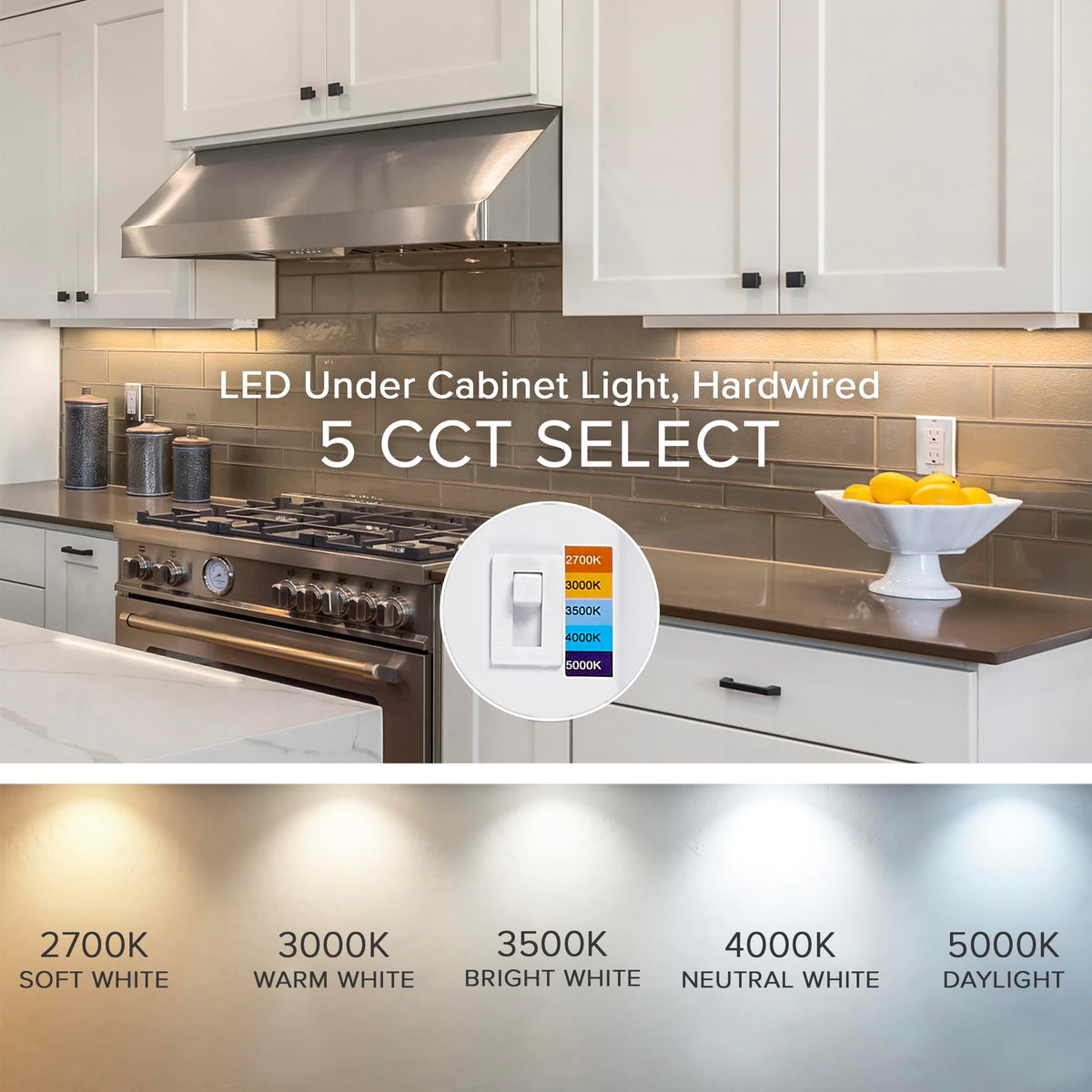 24 in. Hardwired LED Under Cabinet Light G216340