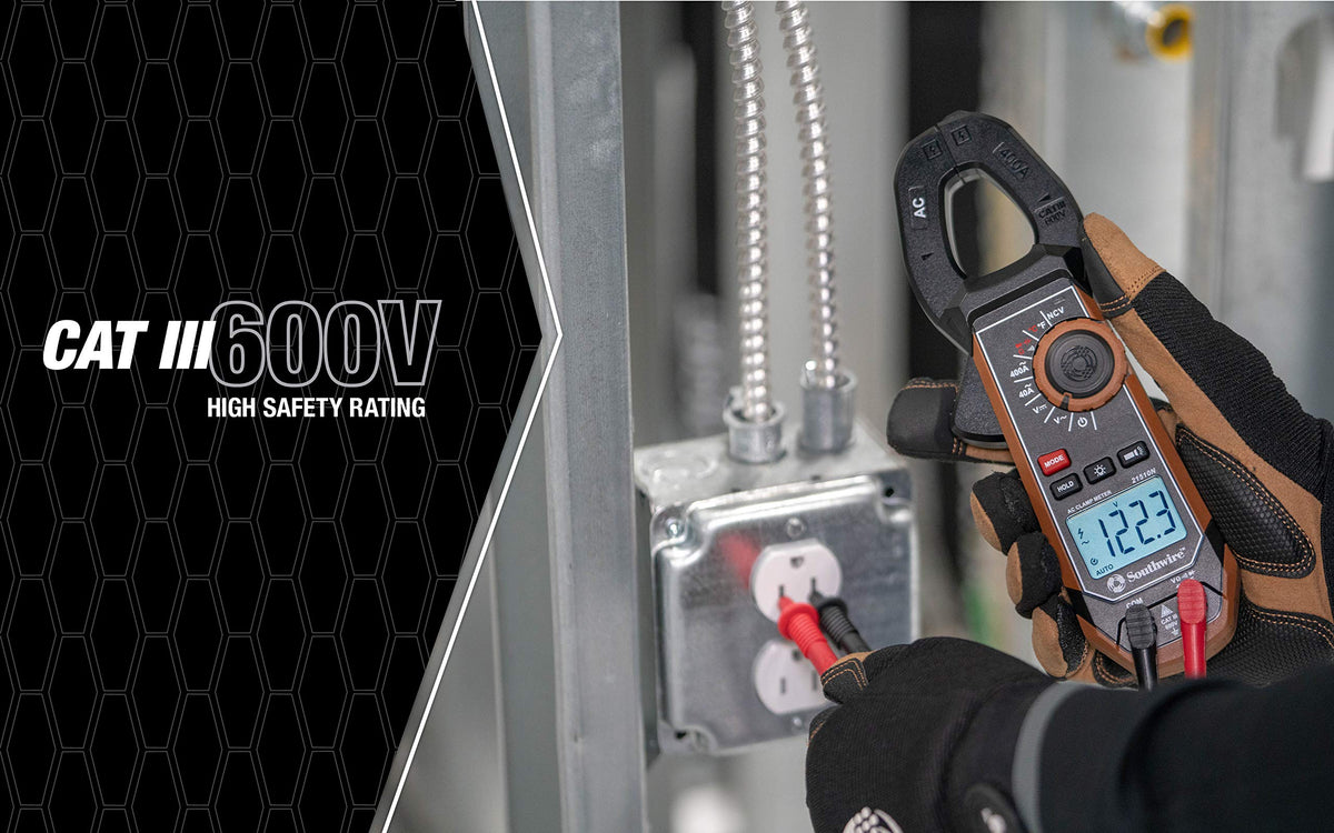 400A AC Clamp Meter with Voltage Tester F746
