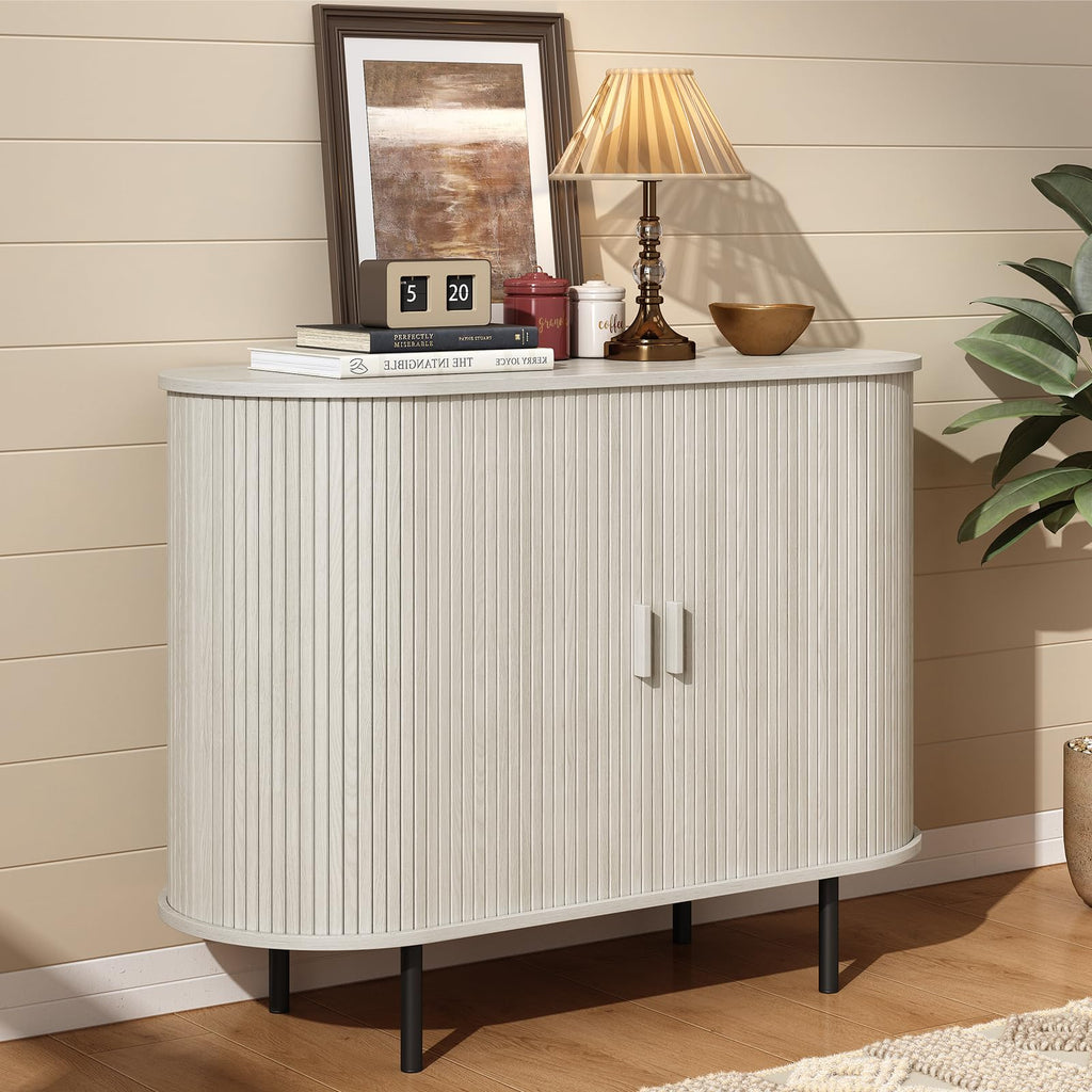 40" Sideboard Buffet Cabinet with Sliding Door A825761