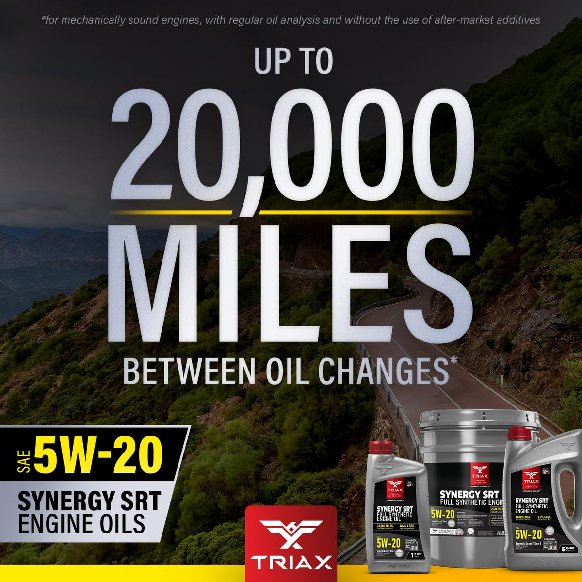 5W-20 Full Synthetic Engine Oil 5 Quart V817