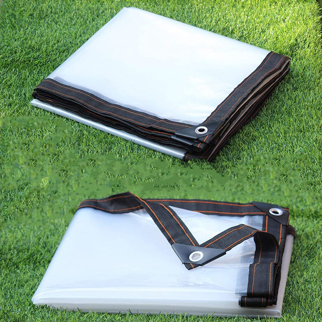 Heavy Duty Waterproof Clear 3x3ft Poly Tarp with Grommets V496888