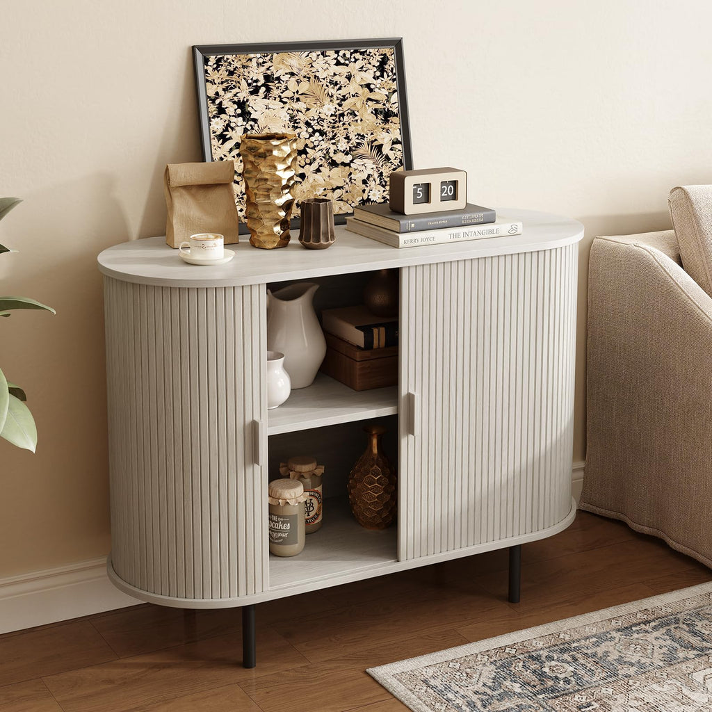 40" Sideboard Buffet Cabinet with Sliding Door A825761