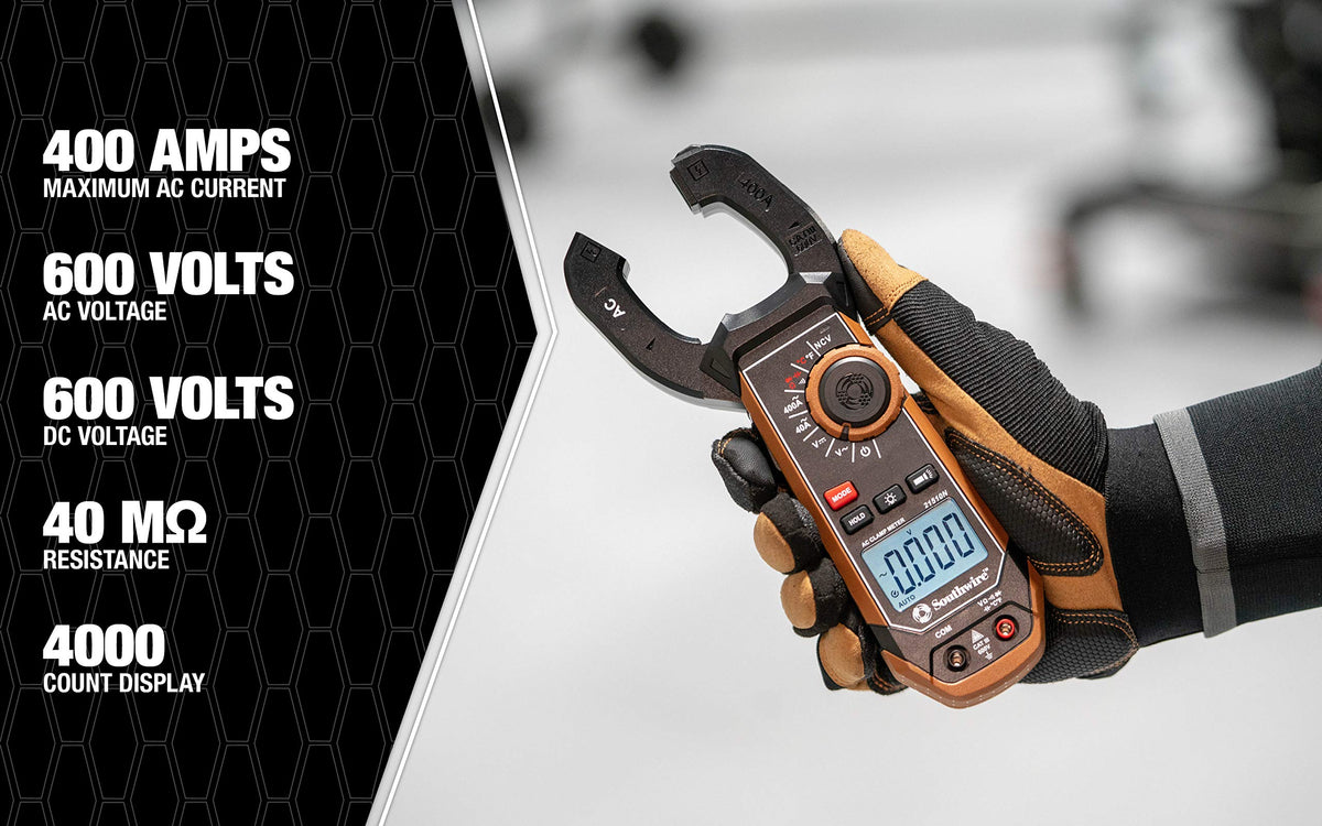 400A AC Clamp Meter with Voltage Tester F746