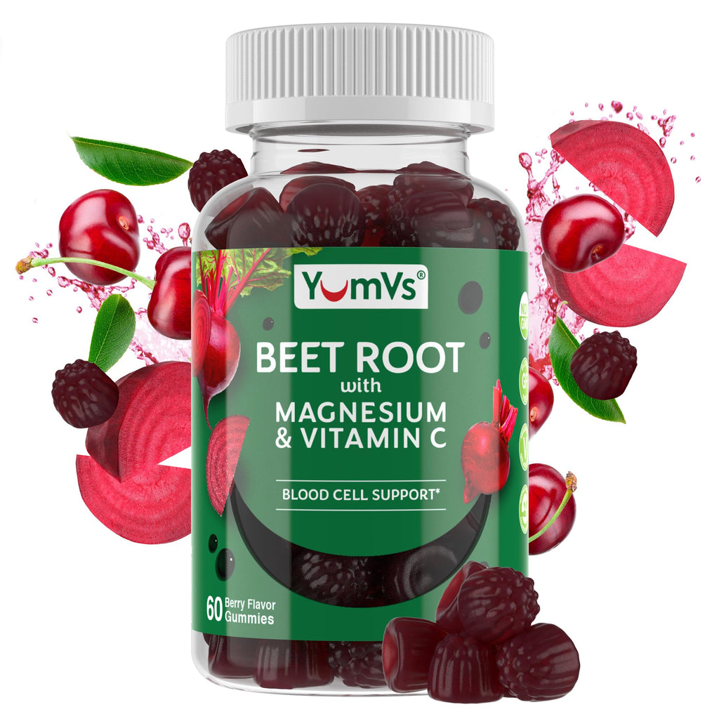 Beet Root Gummies with Magnesium & Vitamin C 60 Count R41095