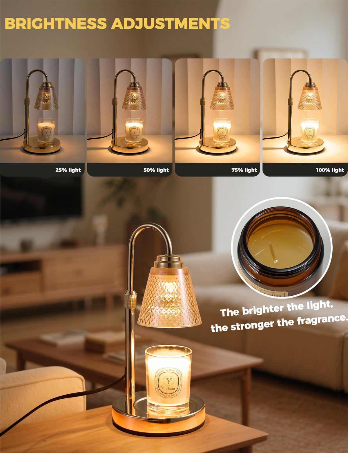 Candle Warmer Lamp with Timer H7734