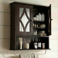 Wall Mounted Bathroom Medicine Cabinet with Towel Rack 22x25 inch M291