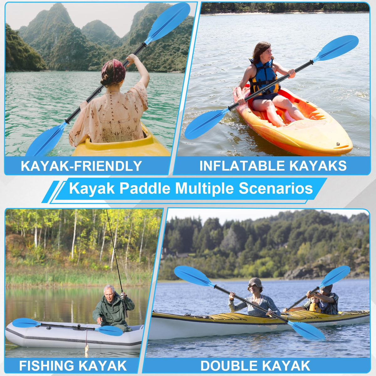 Telescopic Kayak Paddle P1738