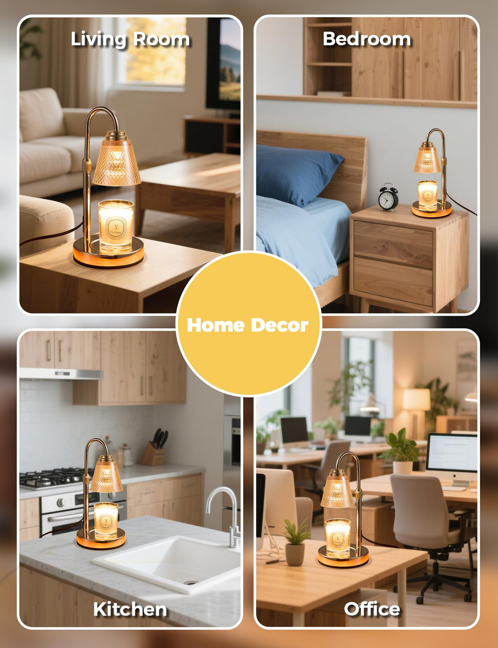 Candle Warmer Lamp with Timer H7734